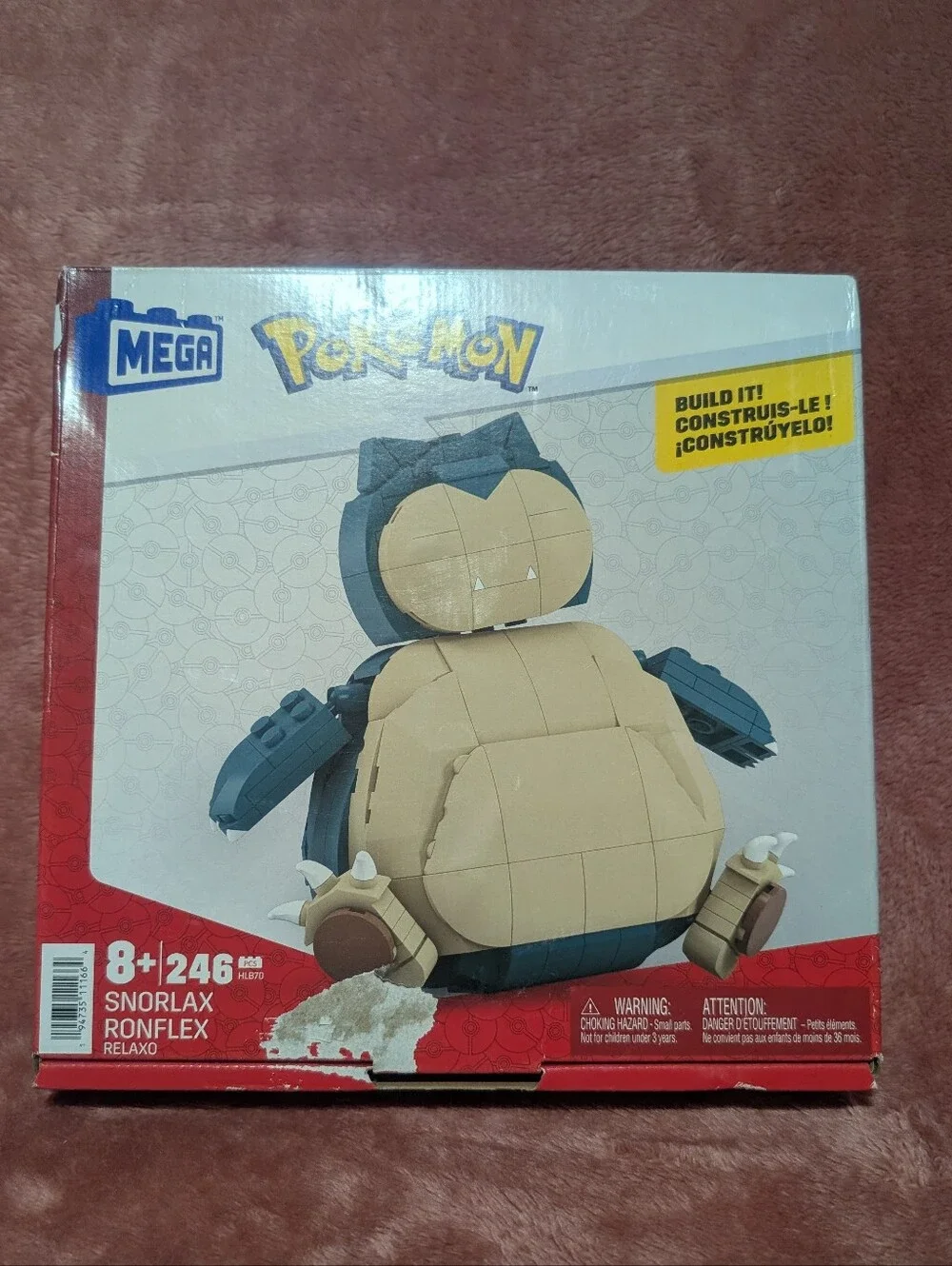 Mattel MEGA - Pokémon Snorlax Building Set (HLB70)